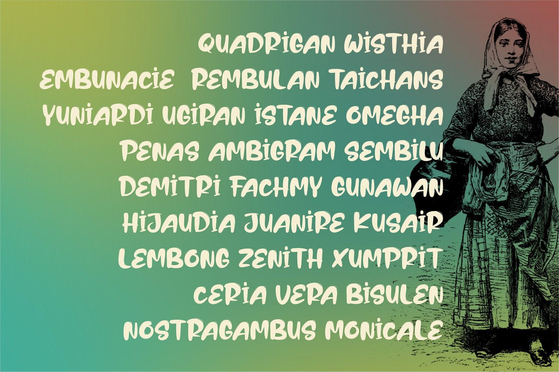 Equirox - Bold Brush Font