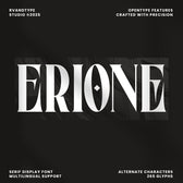 Erione – Bold Serif Font