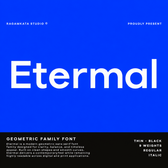 Etermal - Family Futuristic Sans Serif Font