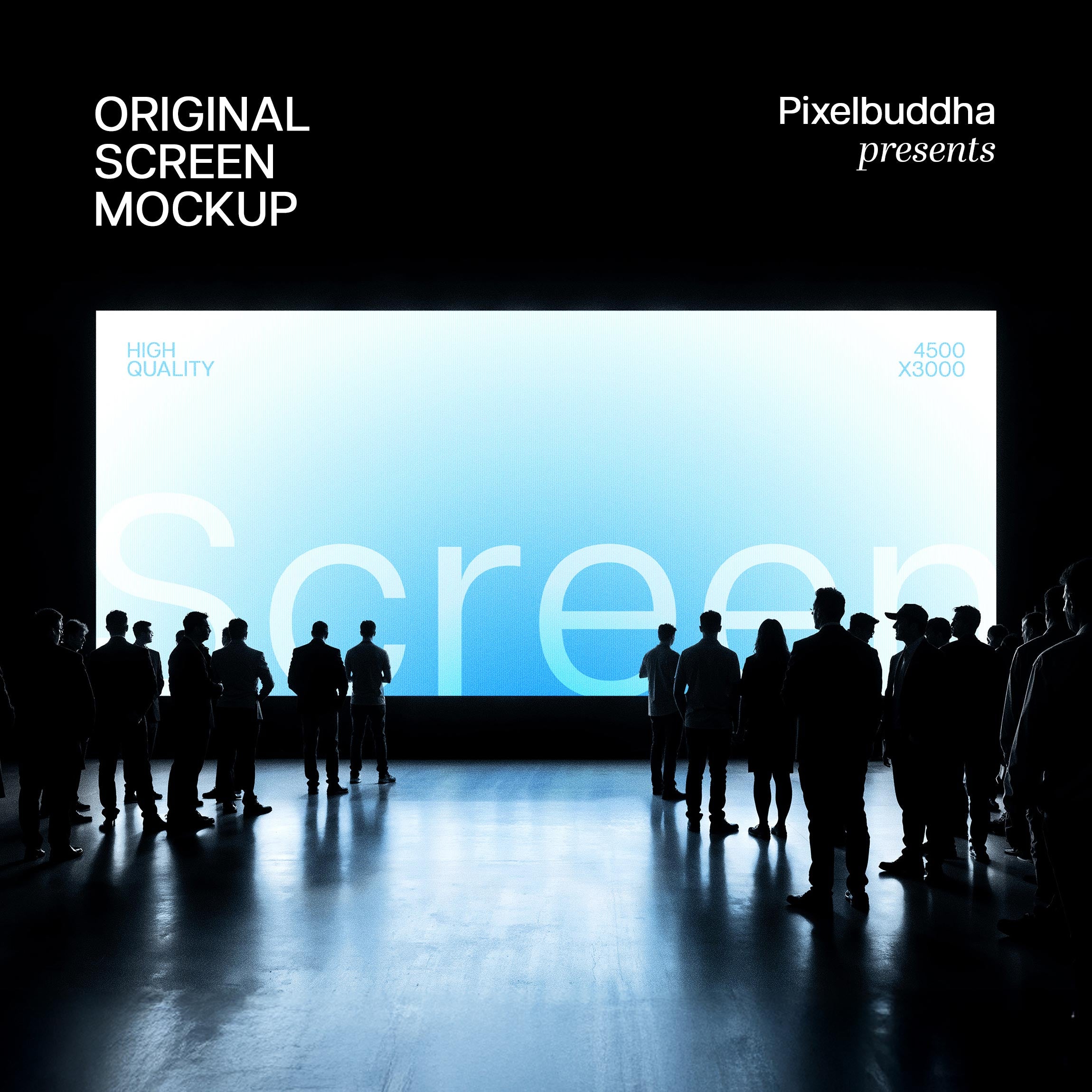 Event Hall 21:9 Screen Mockup