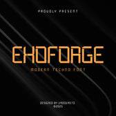 Exoforge Modern Techno Font