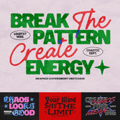 Experimental Chaotic Typography Text Effect