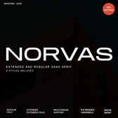 Extended Sans Serif - Norvas