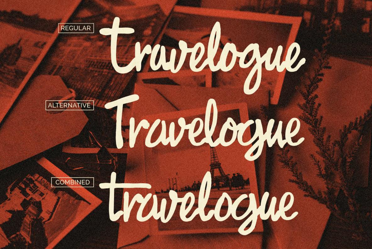 Fast Rewind: Nostalgic Brush Script Font