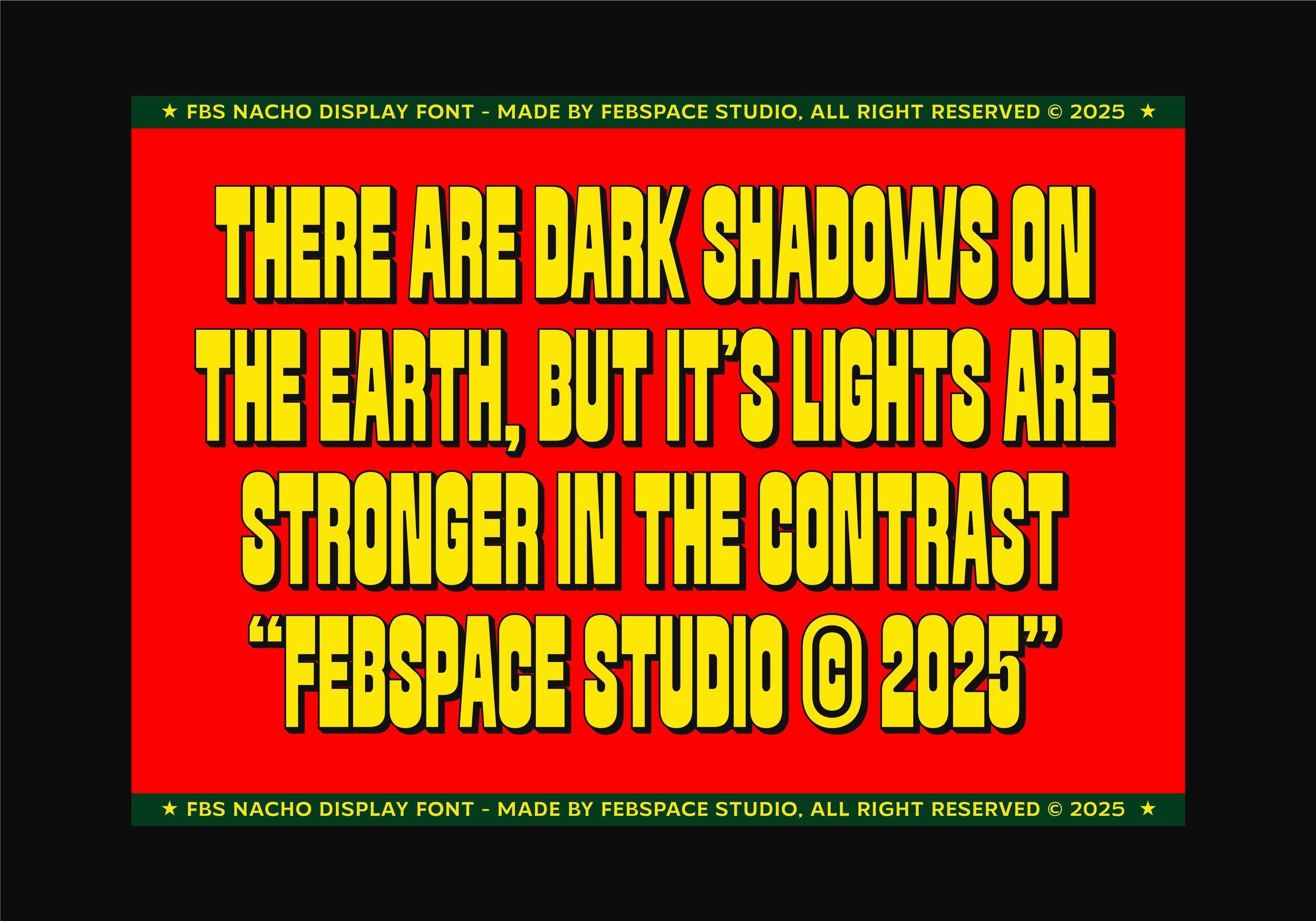 FBS Nacho Typeface