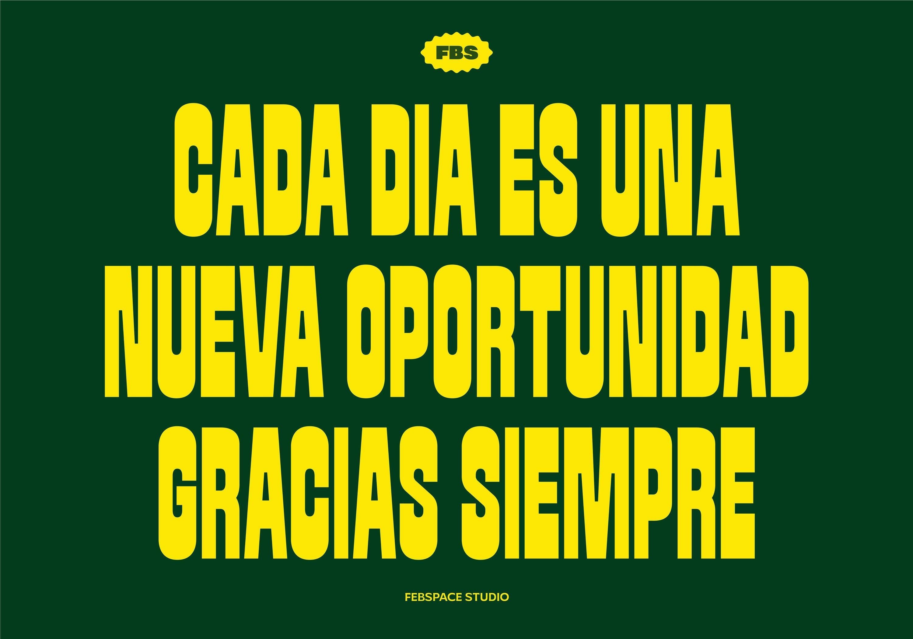 FBS Nacho Typeface