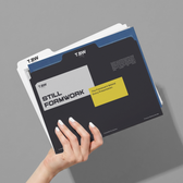 File Folder Hand Hold Mockup — Still Formwork | T.BW Mockup Collection
