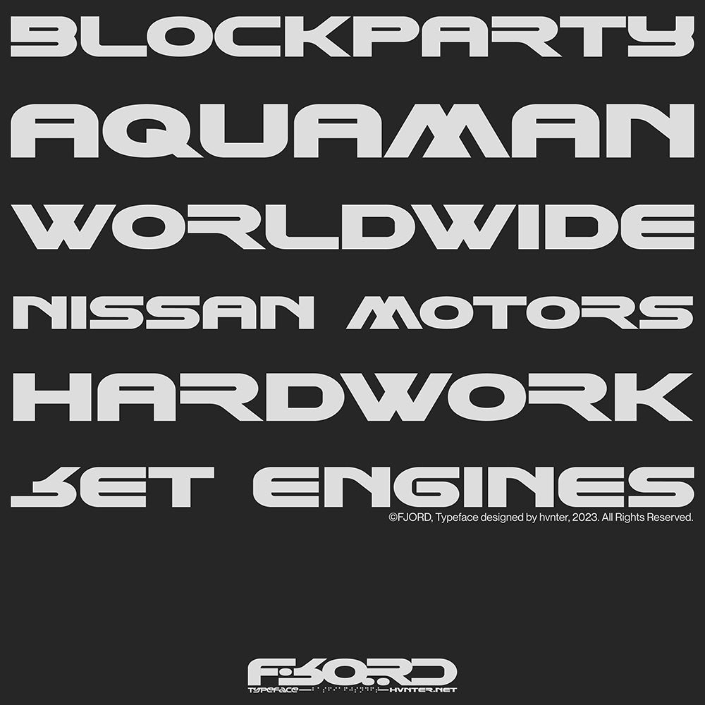 Fjord Typeface