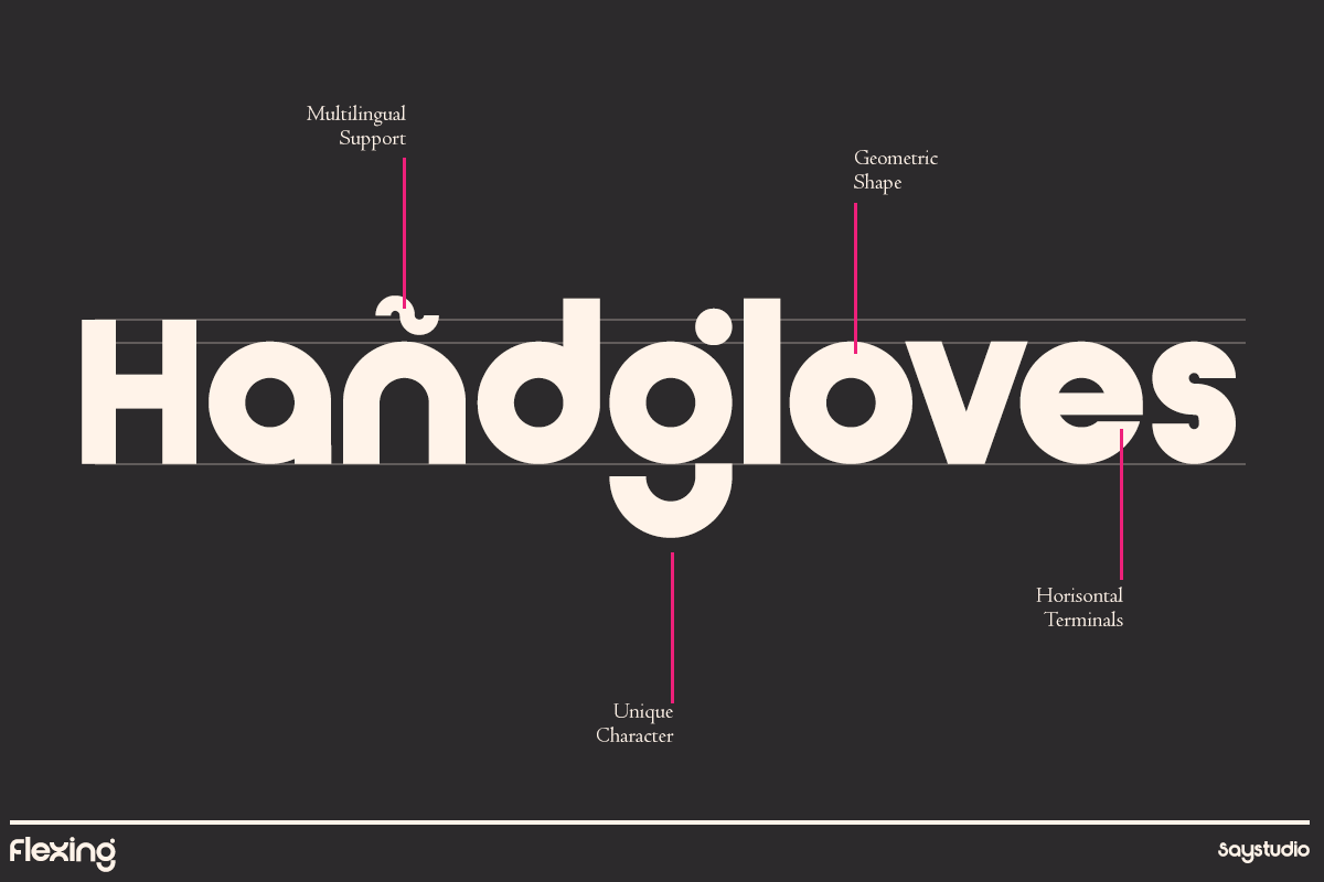 Flexing - Famiy Geometric Sans Serif Font by Say Studio, preview 9