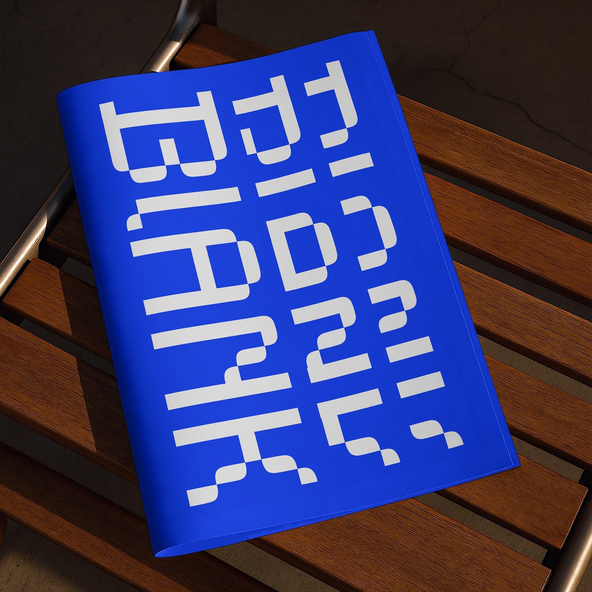 Folded Editorial Poster Mockup