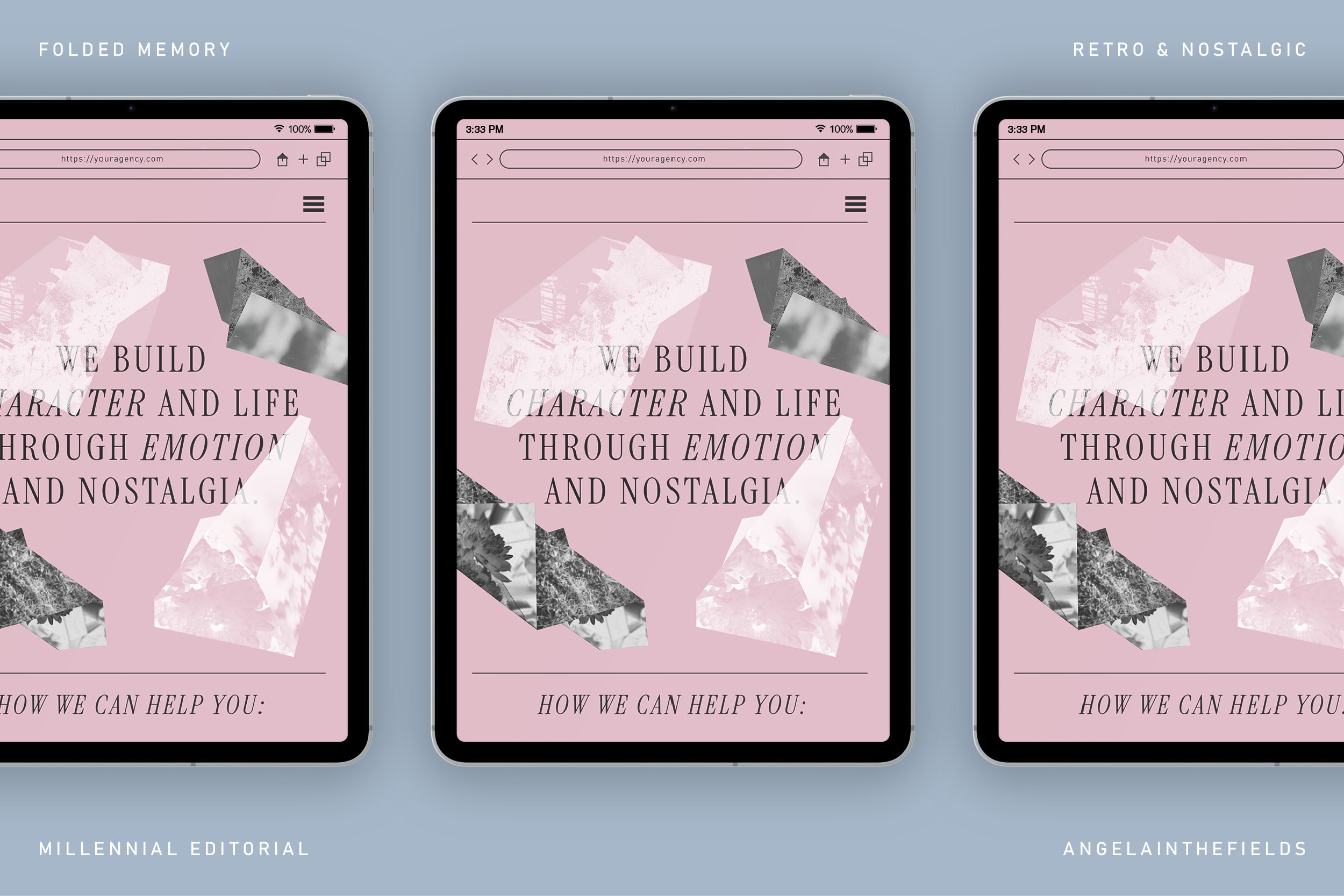 FOLDED MEMORY Retro PSD Kit