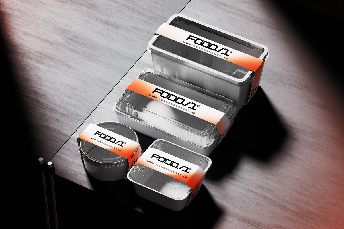 Food Packaging With Label Mockup by Morrobati, preview 3