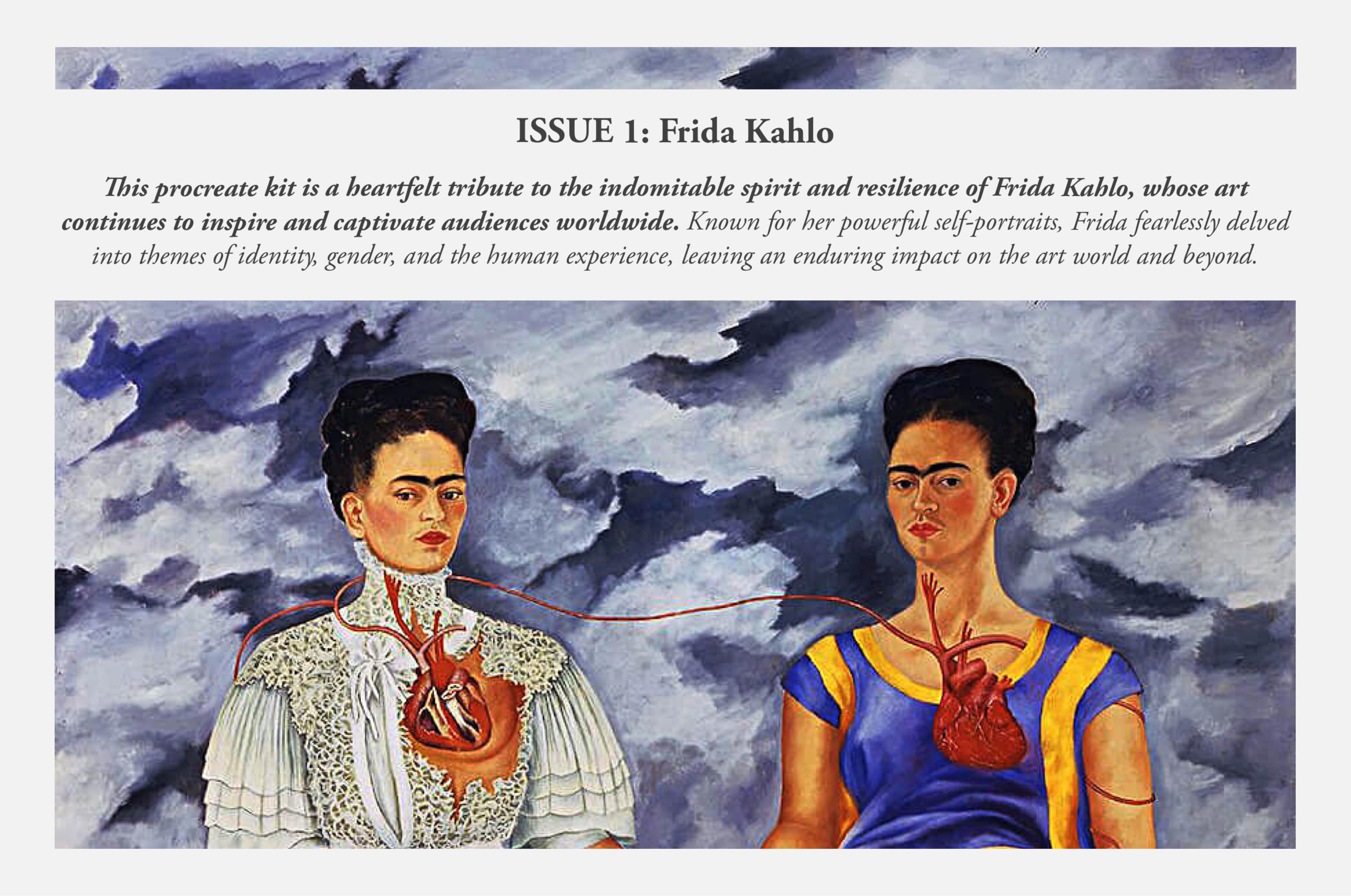 Frida Kahlo Procreate Kit