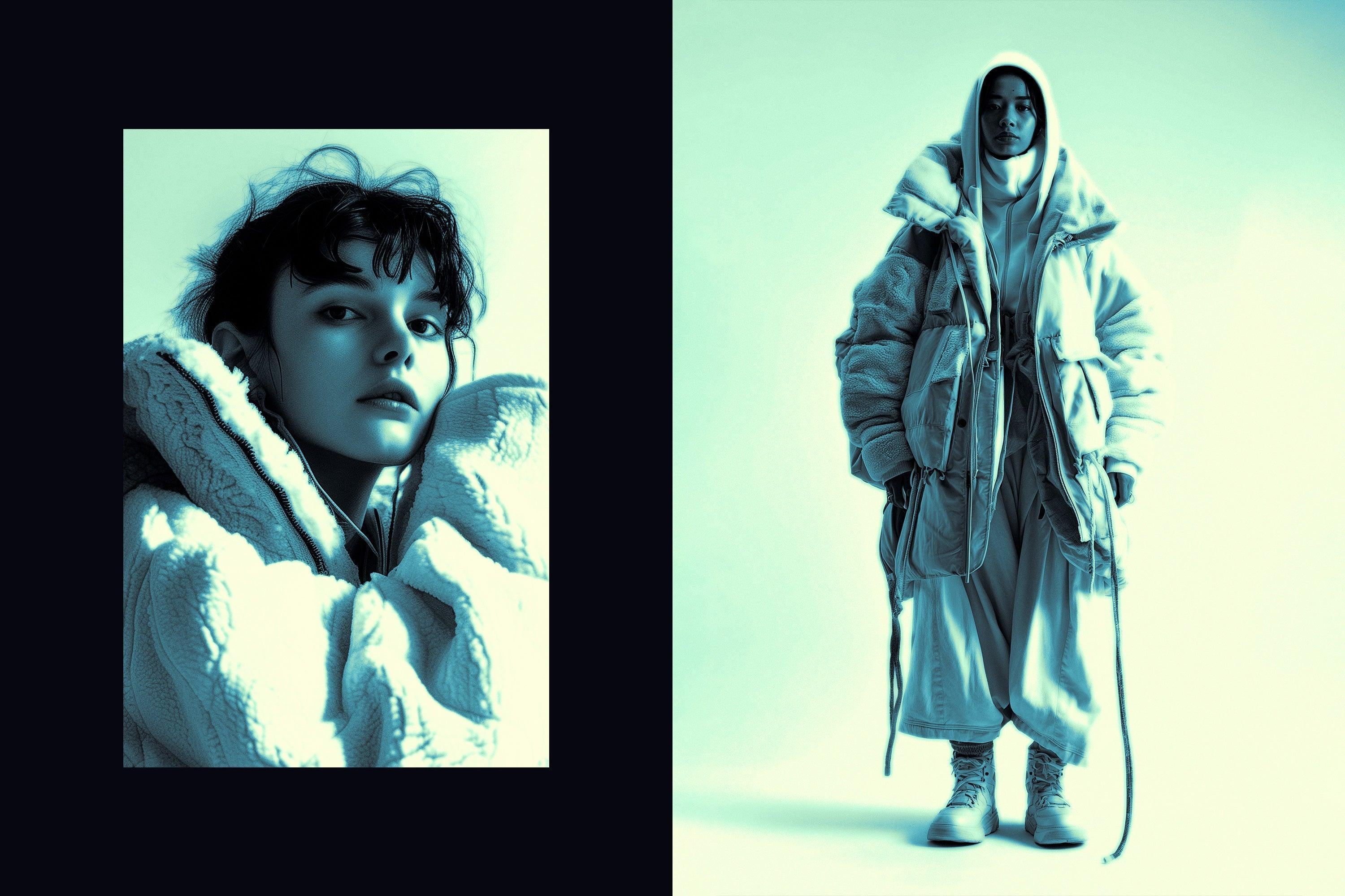 Frozen Y2K Photo Effect