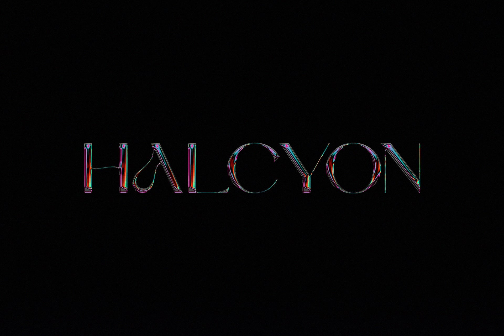 Futurist Neon Chrome Effect
