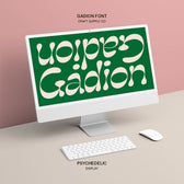 Gadion – Psychedelic Typeface