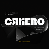 Gakero - Bold Modern Sans Serif