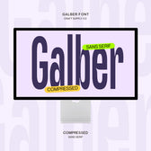 Galber – Compressed Sans Serif