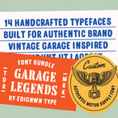 Garage Legends - Font Bundle