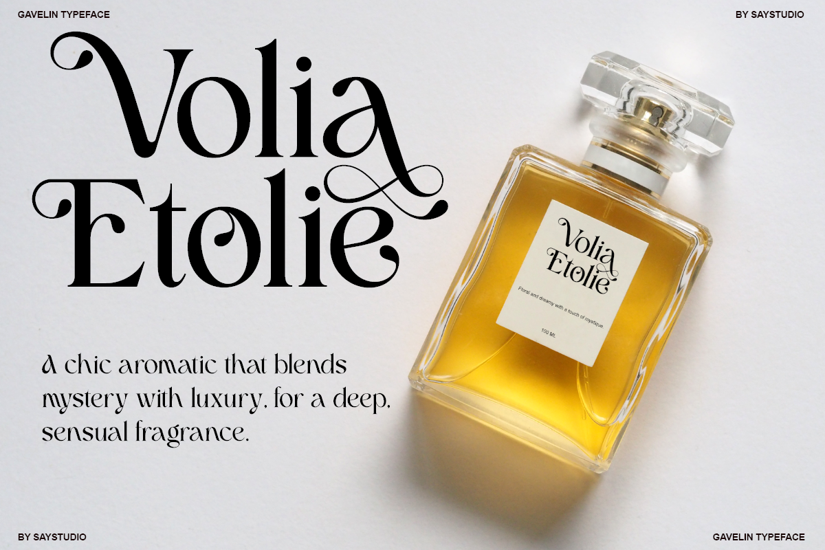 Gavelin - Modern Luxury Serif Font by Say Studio, preview 10