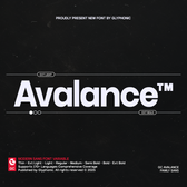 GC Avalance – Neo Modern Typeface