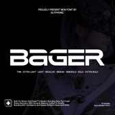 GC Bager - Futuristic Sans