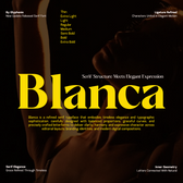GC Blanca – Serif Elegant Character