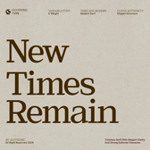 GC New Times Remain - Timeless Modern Serif