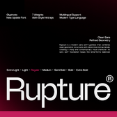GC Rupture - Modern Inktrap Sans