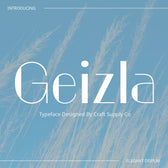 Geizla – Modern Sans Serif