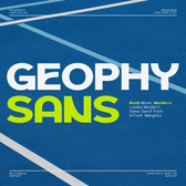 Geophy Sans – A Bold Modern Sport