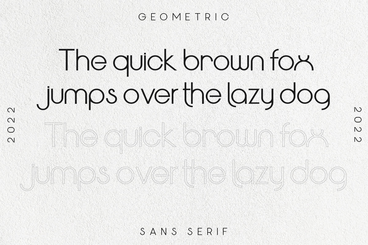 Geotype - Geometric Variable Sans Serif Font by Say Studio, preview 5