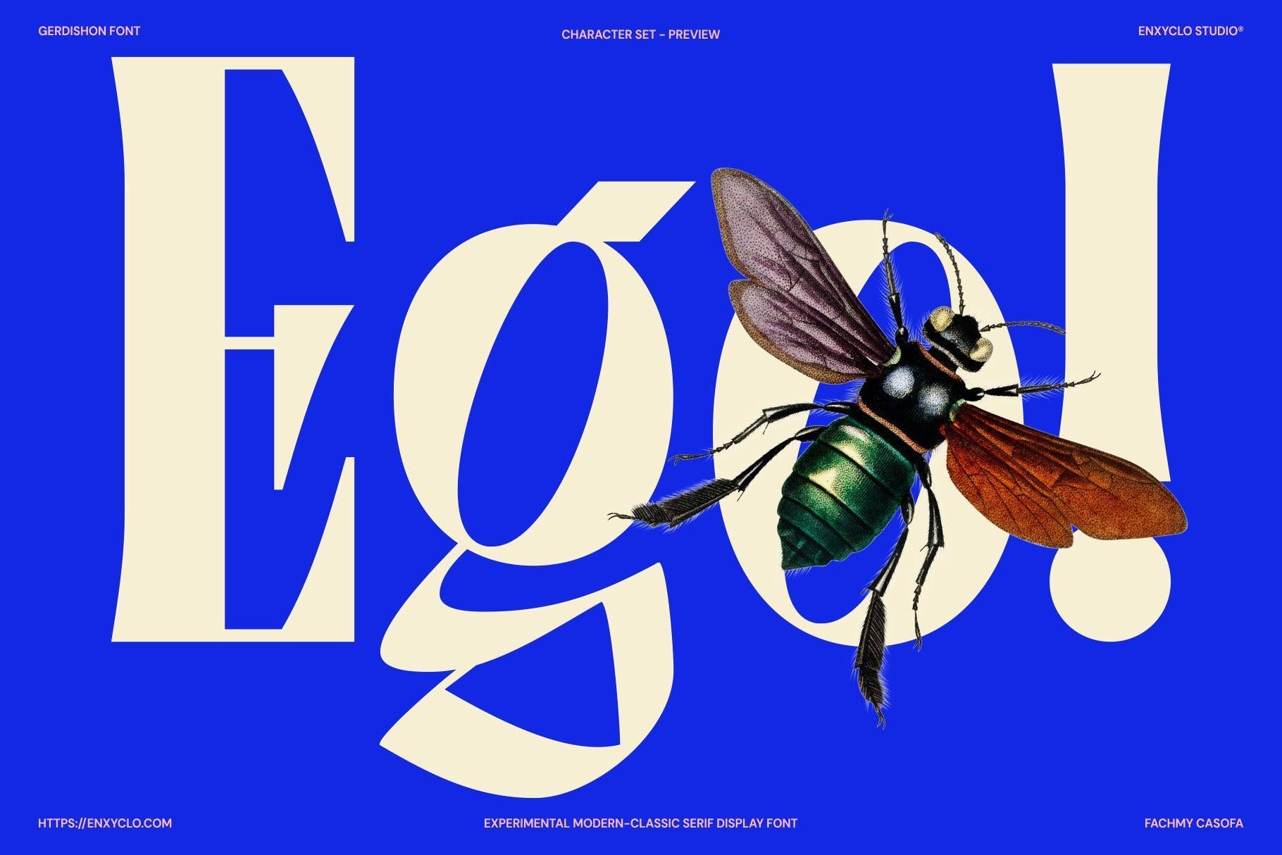 Gerdishon - Modern Serif Font