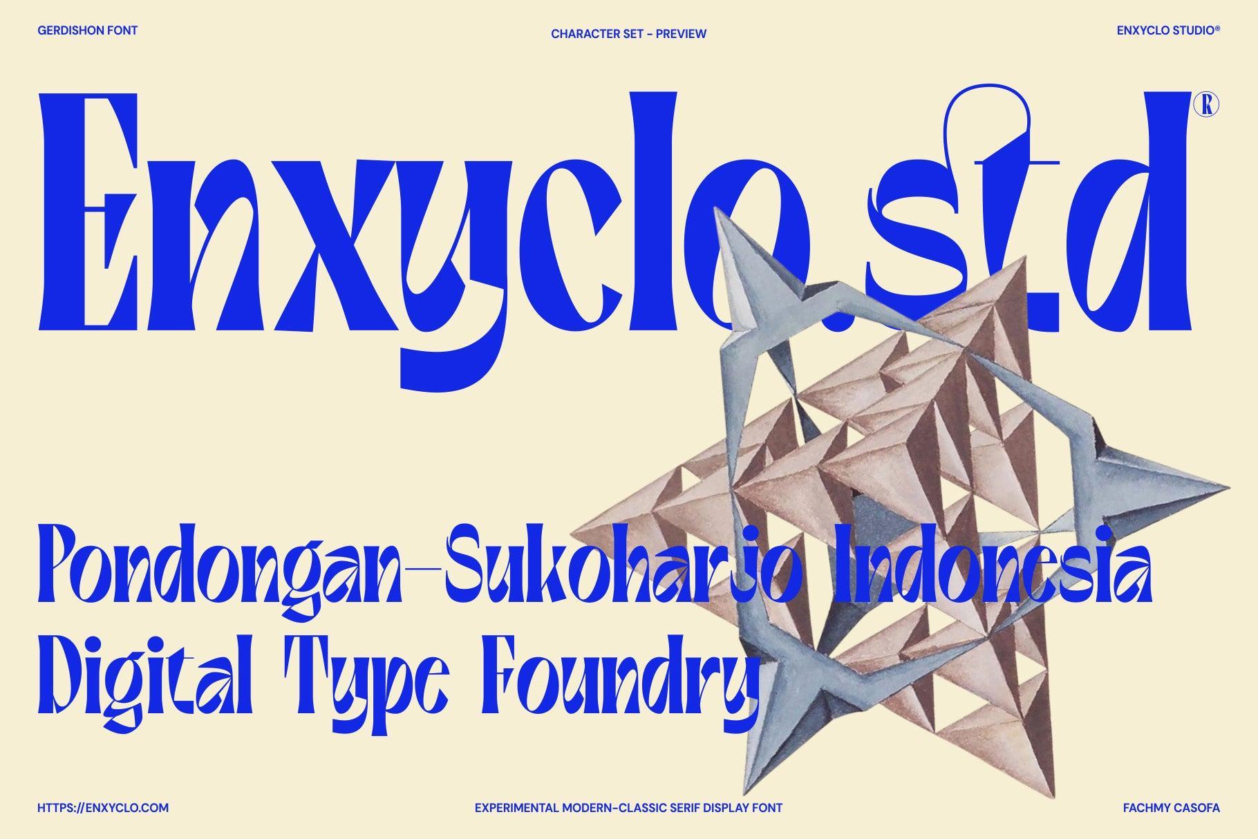 Gerdishon - Modern Serif Font