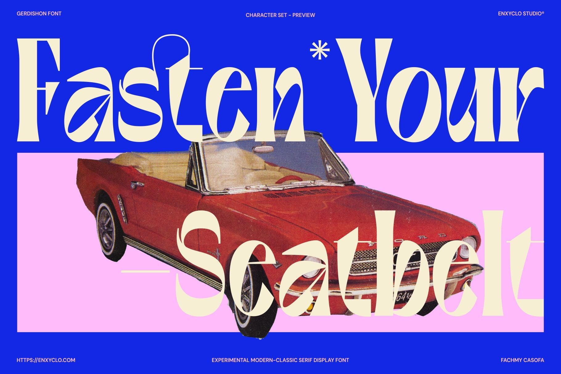 Gerdishon - Modern Serif Font