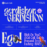 GERDISHON — Modern Elegant Serif Font