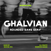 Ghalvian Rounded Sans Serif Font