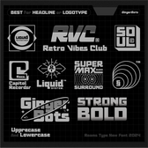 Ginger Bots - 80’s VHS Typeface