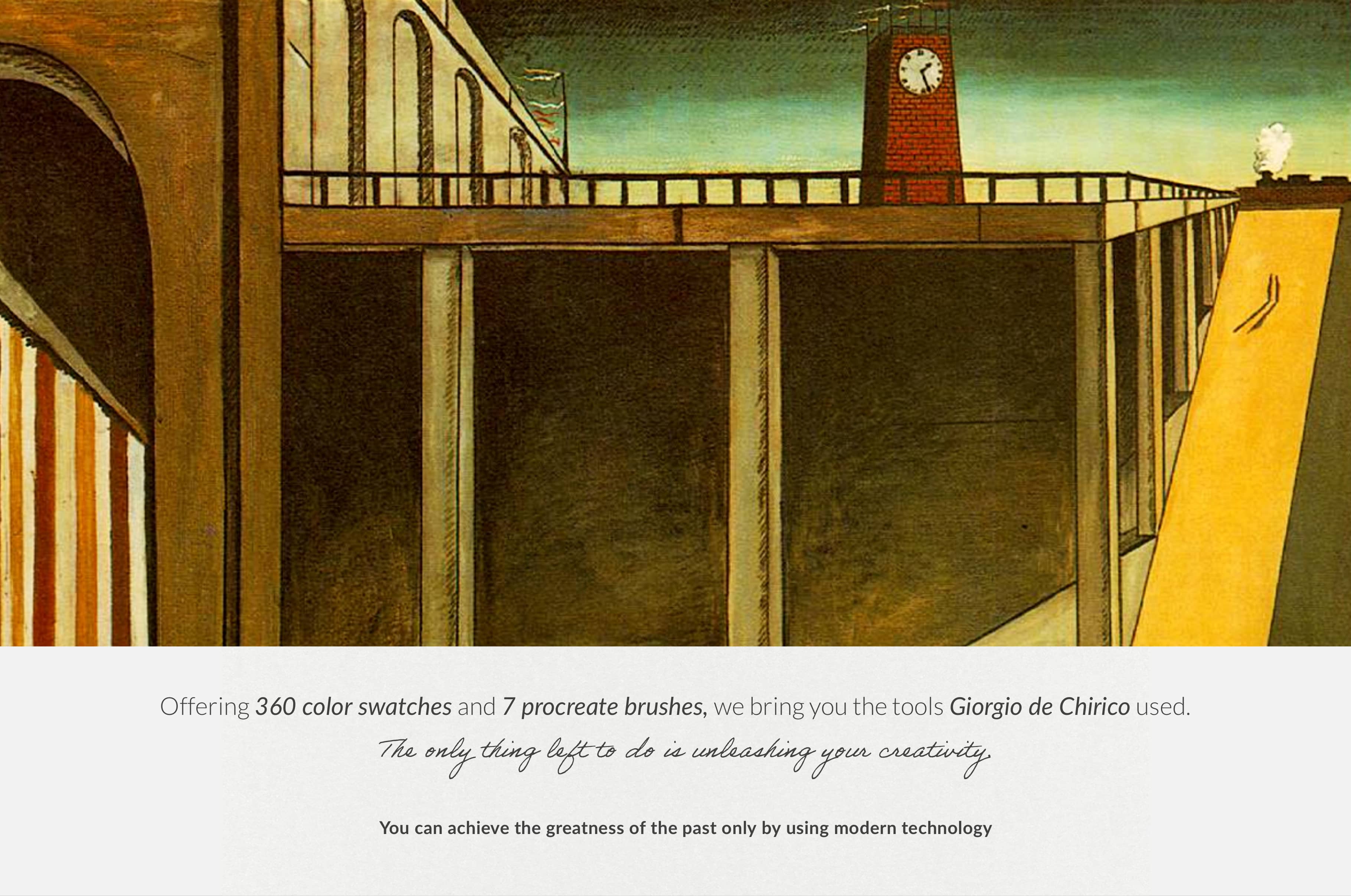Giorgio De Chirico Procreate Kit