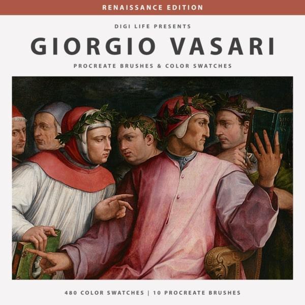 Giorgio Vasari Procreate Brushes & Color Palettes