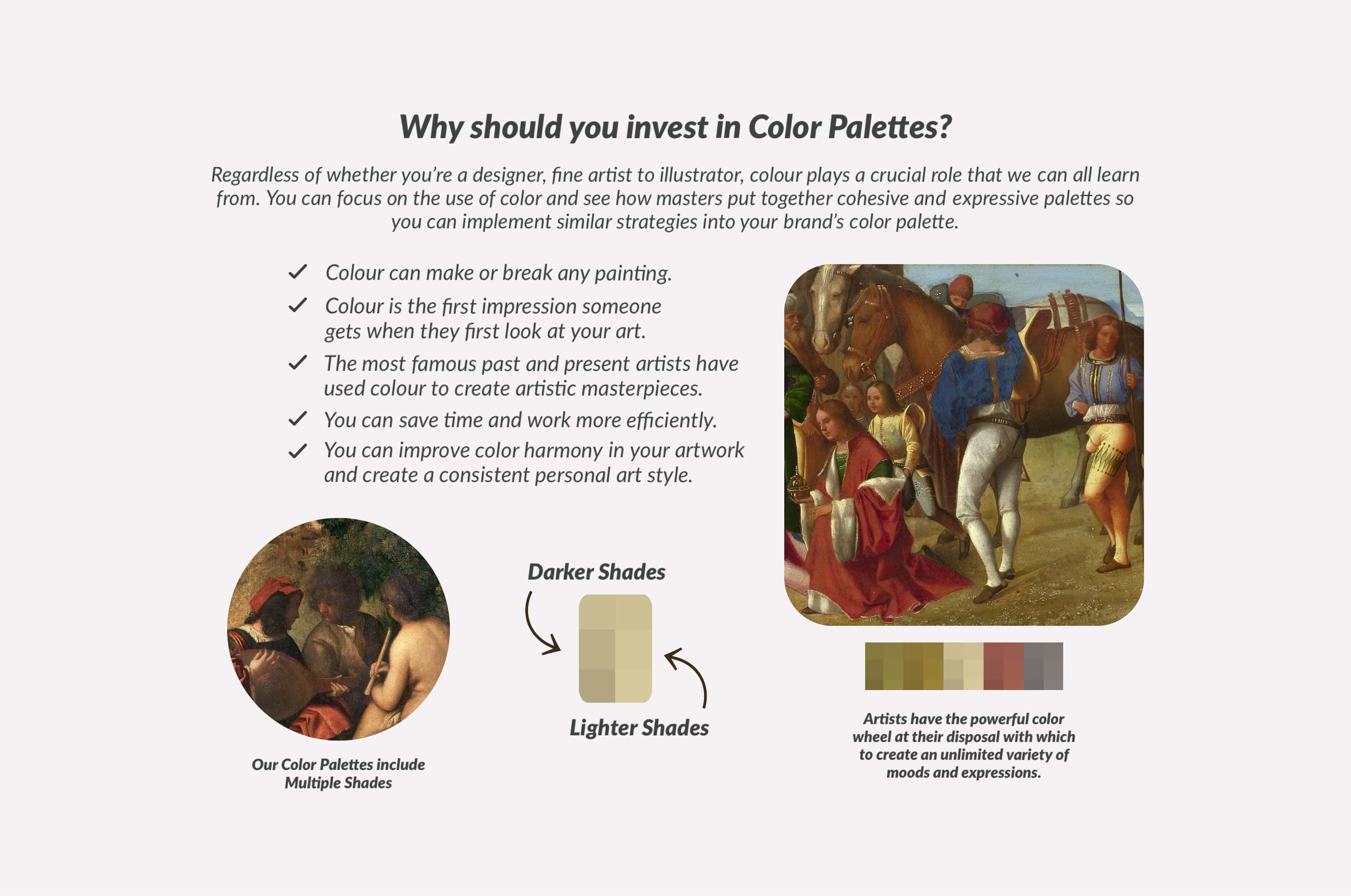 Giorgione Procreate Brushes & Color Palettes