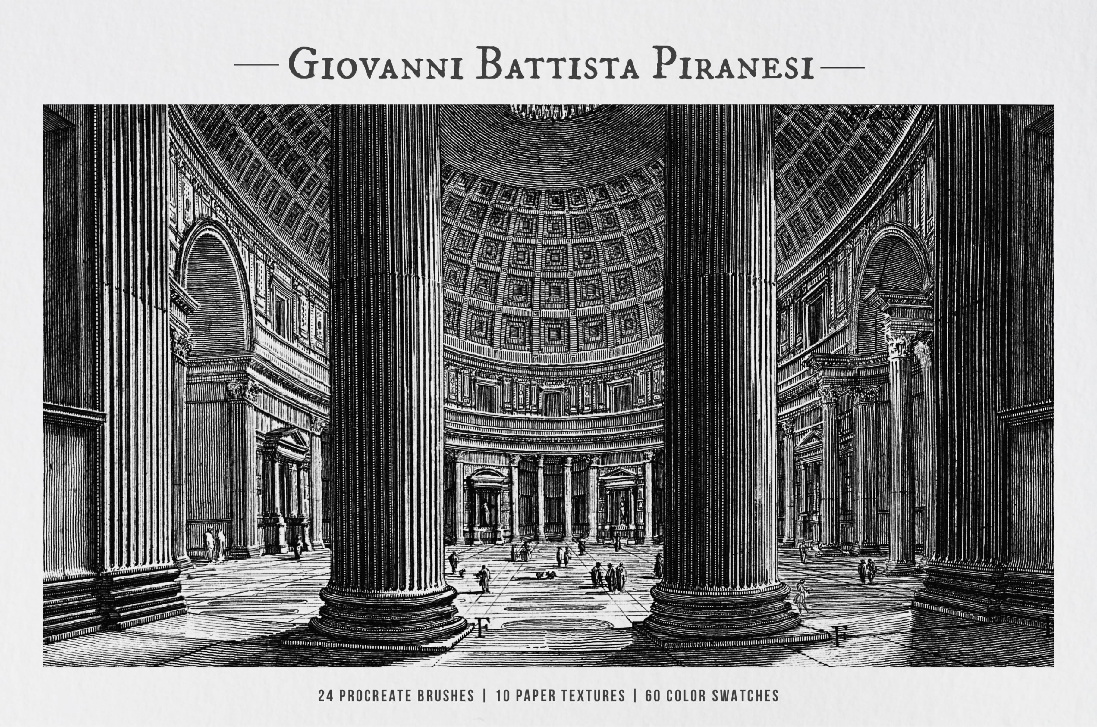 Giovanni Battista Piranesi Procreate Kit