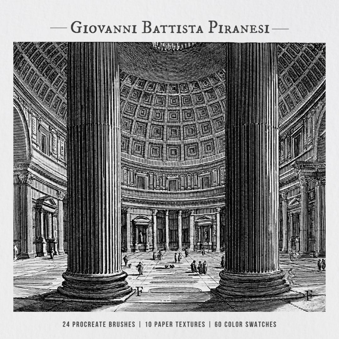 Giovanni Battista Piranesi Procreate Kit