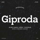 Giproda – Western Family Slab Serif Font