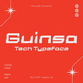 Guinsa – Futuristic Font