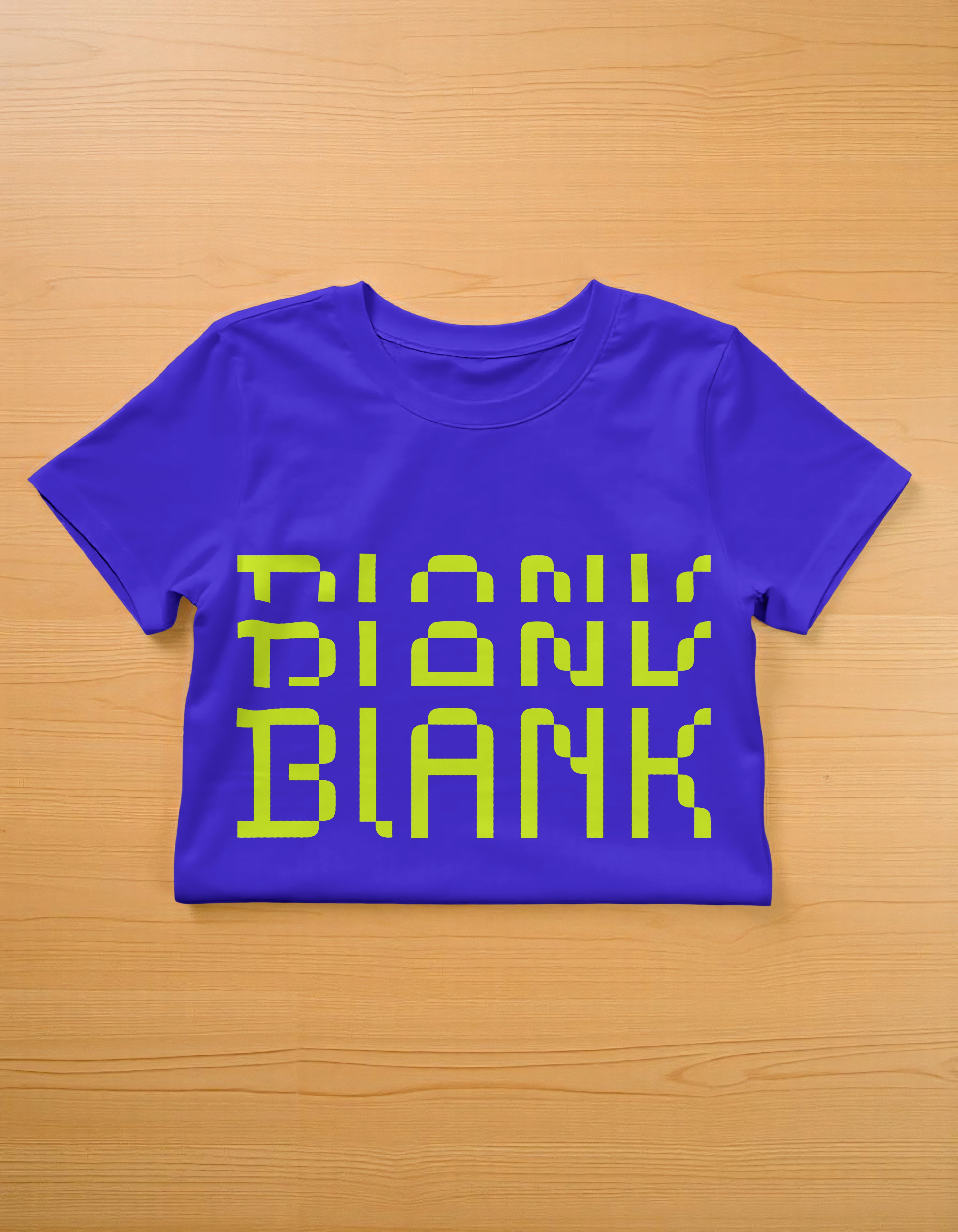 Half Folded T-Shirt Photoshop Mockup