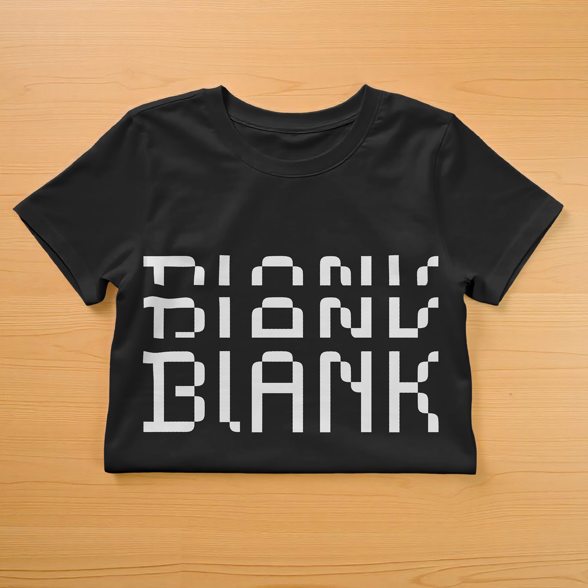 Half Folded T-Shirt Photoshop Mockup
