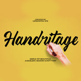 Handritage Modern Script Font