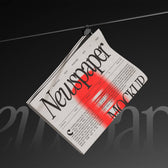 Hanging Newspaper Mockup
