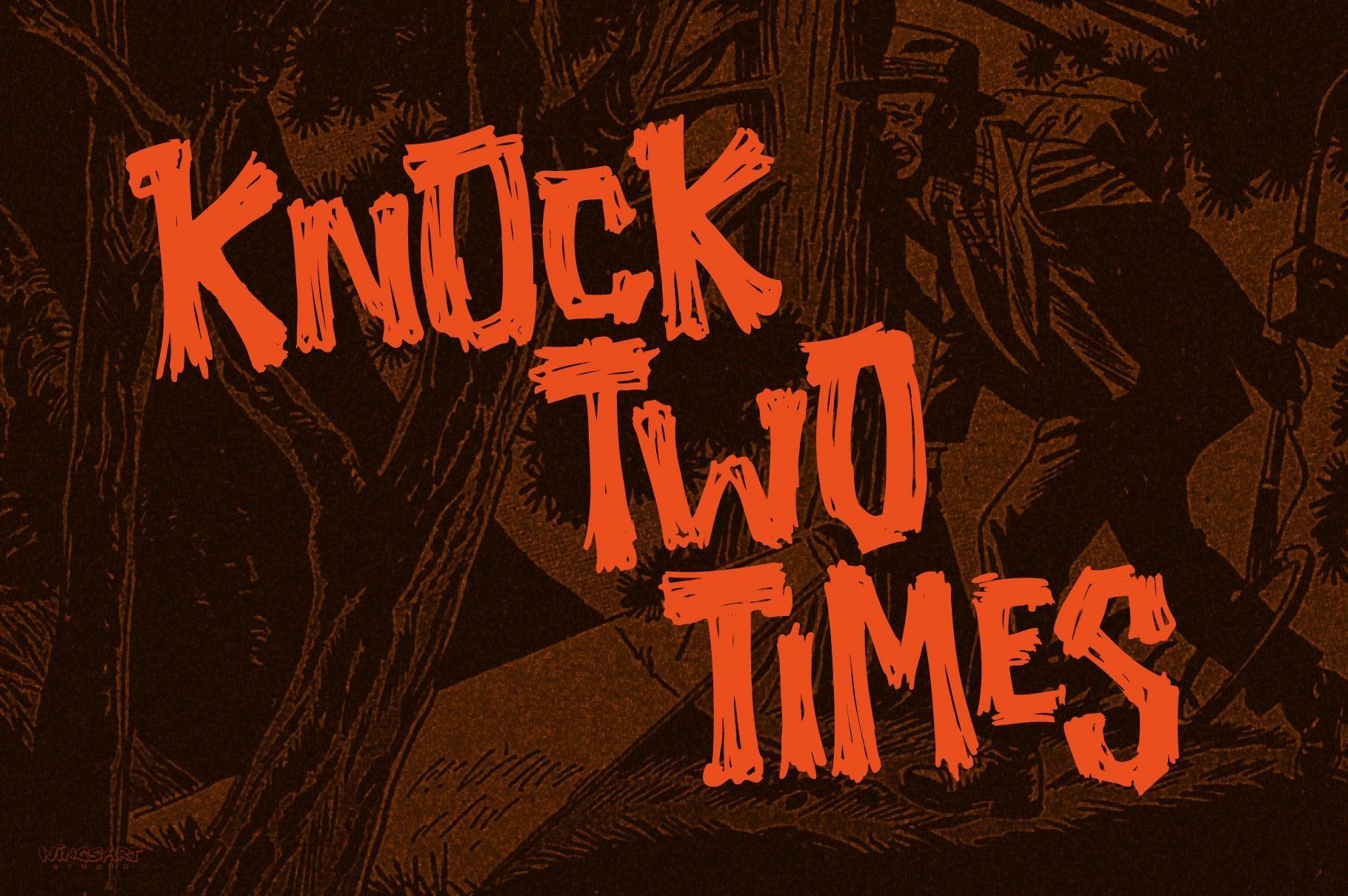 Hatchet Job - A Halloween Brush Font
